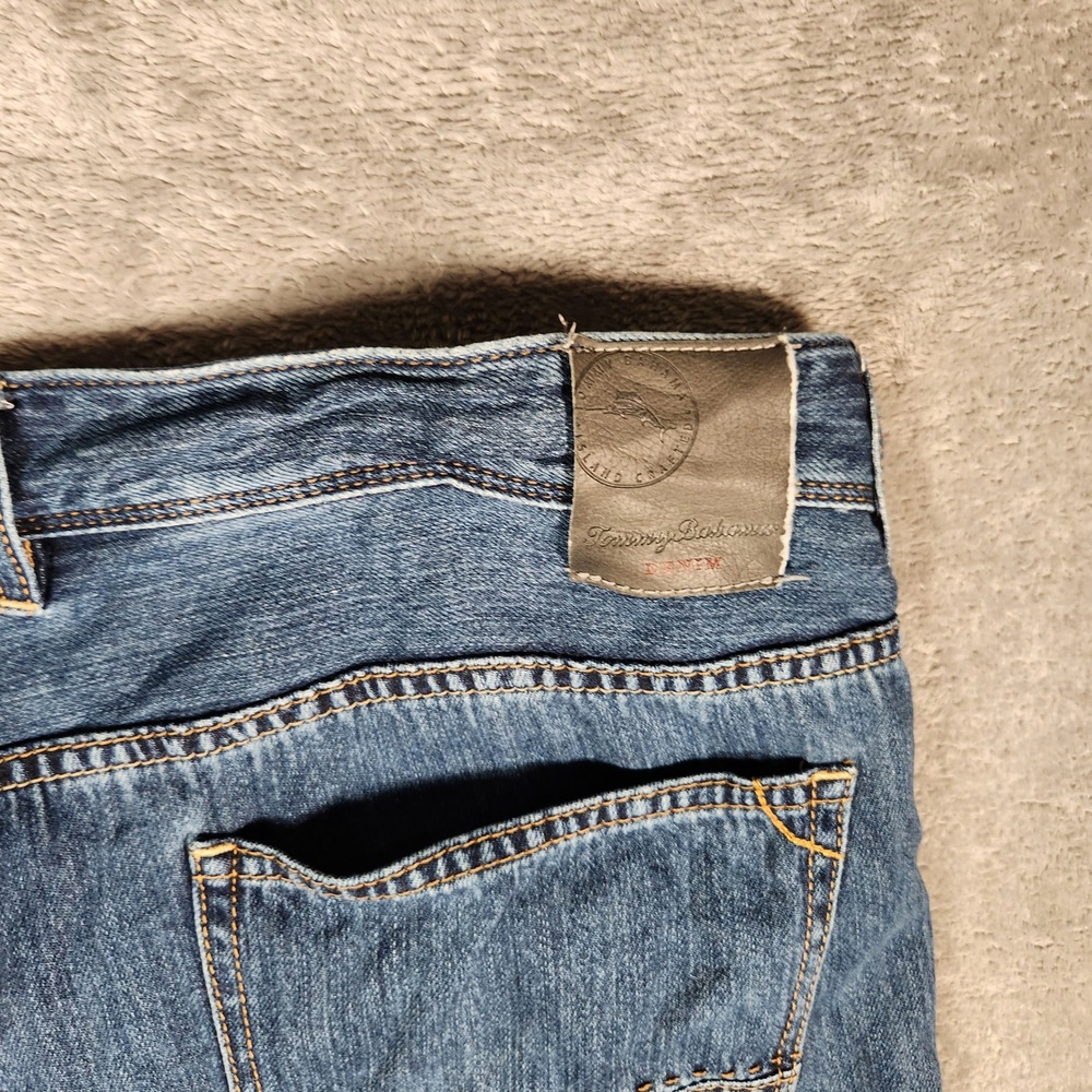 Tommy Bahama Mens Jeans‎ 38x34 Blue Denim Straight Leg Casual Pants - Picture 12 of 13